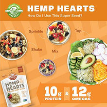 Load image into Gallery viewer, Manitoba Harvest Hemp Hearts Raw Shelled Hemp Seeds